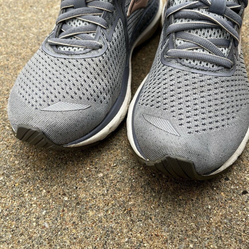 Brooks Womens Size 8 B Adrenaline GTS 20 1202961B073 Gray Running Sneakers - Picture 9 of 14